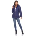 thumbnail image 4 of White Mark Manteau Matelassé pour Femme, 4 of 6