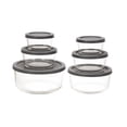 thumbnail image 4 of MAINSTAYS Round glass food storage set with PE Lid, 4 of 5