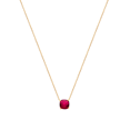 thumbnail image 1 of Mystigrey Alizee Georgia Collier Plaqué Or 18K pour Filles et Femmes avec Accent Rouge, 1 of 2