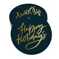 thumbnail image 1 of Inkdotpot 100 Pack Happy Holiday Favor Paper Tags Craft Real Gold Foil Hang Tags, 1 of 1