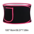 thumbnail image 3 of Sweat Waist Trainer Belt for Fitness Running Adjustable Support Wrap Portable Design Compact for Gym Travel Belly Control Workout Gear, 3 of 6