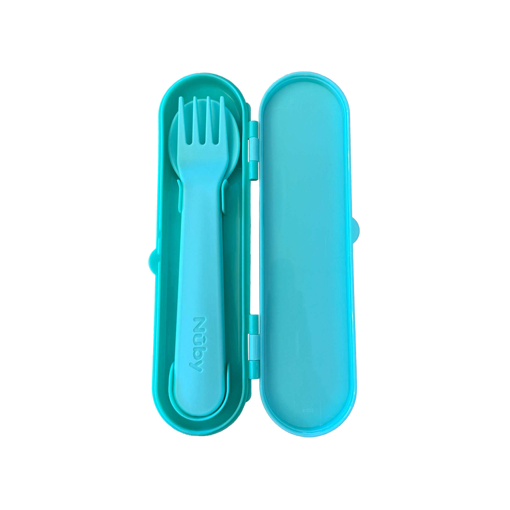 Nuby Toddler Utensils with Travel Case, 3-Piece Set