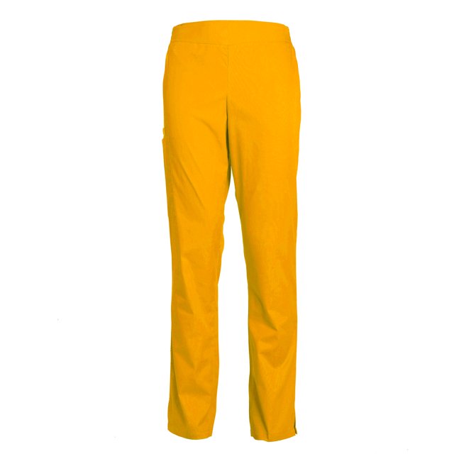 Pantalon d'Uniforme d'Infirmière pour Femmes Coupe Ajustée Jambe Évasée Taille Élastique