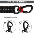 thumbnail image 2 of jenico Long Dog Leash 20FT: Heavy Duty Rope Leashes for Dogs Training with Swivel Lockable Hook Reflective Threads Bungee and Padded Handle - Dog Lead for Large Small Medium Dogs Outside Walking, 2 of 7