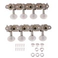 thumbnail image 2 of Tuning Pegs, Easy To Install White + Silver Steel + Acrylic + Copper Mandolin Machine Head, For 8 String Mandolin Tuners, 2 of 8