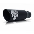 thumbnail image 2 of Gibson Exhaust Exhaust System Kit 76-0039 Patriot Skull Series Cat-Back System; Stainless Steel; With Muffler; 4 Inch Pipe Diameter; Single Exhaust With Single Exit; Behind Rear Side Tire Exit, 2 of 3