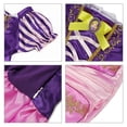 thumbnail image 4 of HAWEE Robe pour Filles à Manches Bouffantes, Costume de Princesse Raiponce, Cosplay de Fête d'Anniversaire, Robe Violette Sofia, avec Accessoires, 4 of 4