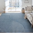 thumbnail image 1 of Boho Area Rug x Machine Washable Rugs for Living Room Non Slip Soft Carpet Geometric Jacquard Textu Carpet for Bedroom Dining Room Nursery Office Living Room Rug -, 1 of 7