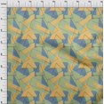 thumbnail image 3 of oneOone Organic Cotton Poplin Twill Fabric Rectangle & Triangle Geometric Decor Fabric Printed BTY 42 Inch Wide, 3 of 4