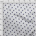 thumbnail image 3 of oneOone Polyester Spandex White Fabric Ocean Shark Swimming Craft Projects Decor Fabric Printed By The Yard 56 Inch Wide, 3 of 4