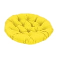 thumbnail image 1 of GROWTH TANK Egg Chair Cushion 40cm Rattan Cushion for Hammock Wicker Chair Rocking Chair Yellow, 1 of 9