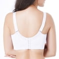 thumbnail image 4 of B91xZ Racerback Bras for Women Comfort Underwire Bra Full Coverage Convertible T-Shirt Bra,White 38/85C, 4 of 5