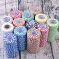 thumbnail image 2 of Becaristey Cotton Twine Cord Double Color Twine for DIY Crafts Grey & white 1Set, 2 of 6