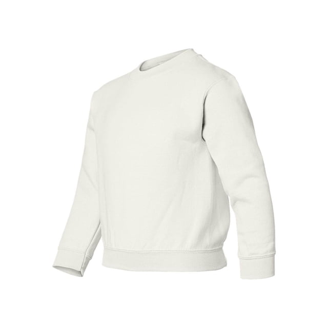 Gildan - Heavy Blend Youth Sweatshirt - 18000B - White - Size: M