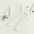 thumbnail image 4 of Toddler Boys Fall Outfits Geometry Pattern Crew Neck Long Sleeve Sweatshirts and Long Pants 2Pcs Clothes Set 2-3 Years, 4 of 7