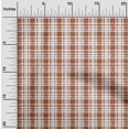 thumbnail image 1 of oneOone Cotton Silk Fabric Check Kasuri Printed Fabric 1 Yard 42 Inch Wide, 1 of 4
