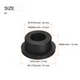 thumbnail image 2 of Unique Bargains Support à Oeillets en Caoutchouc Dia 15/16 Pieds (24mm) Rond Type T pour Protection de Fil, Lot de 4, 2 of 5