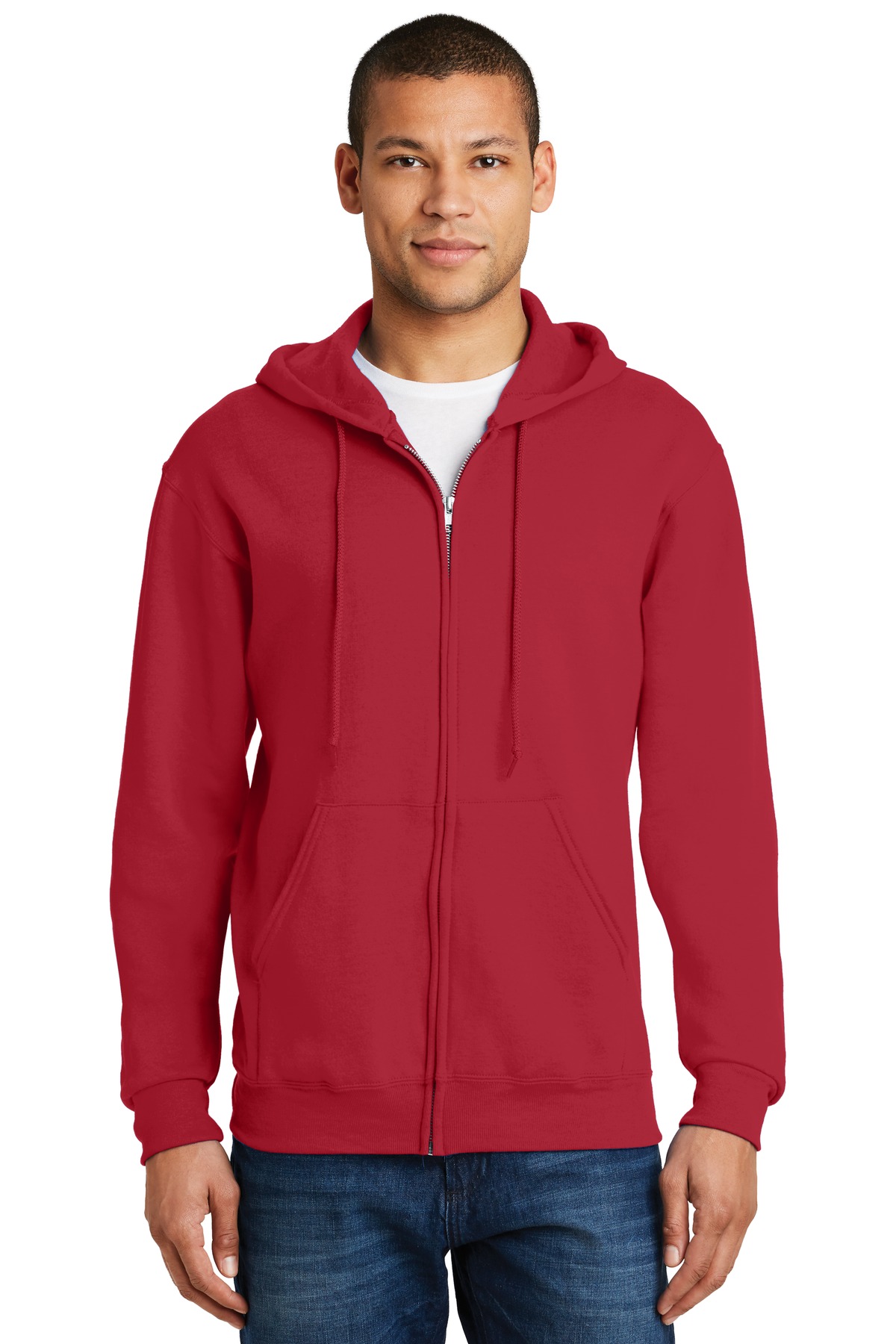 Jerzees Men's long Sleeve NuBlend Full-Zip Hooded Sweatshirt - 993M