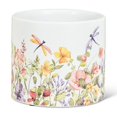 thumbnail image 1 of Dragonfly & Floral Print Planter, 1 of 2