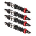 thumbnail image 1 of Amortisseur RC, 4Pcs Réglable RC Voiture Amortisseur Aluminium Alliage Double Ressort Double Section pour 1/10 RC Voiture sur Chenilles pour Scx10 70mm/2.8in, 1 of 8