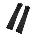 thumbnail image 1 of Unique Bargains Paires de Gants à Doigts Complets Extensibles pour Femmes, Longueur Opéra, 1 of 5