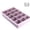 Pink, variant on Ice Cube Traysice Cubes Tray Pack of 4 Siliconeice Cubes Trays with A Total of 60 Compartments for Largesquare Ice Cubes in the Refrigerator Whisky Cocktail Wine Fruit