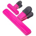 thumbnail image 3 of 6pcs Bag Clips Plastic Food Clamps Plastic bag clips; Antislip Food Preservation Sackholders foe Home Office, 3 of 8