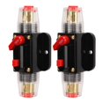 thumbnail image 4 of Audio Circuit Breaker,12‑24V Inline Circuit Breaker Car Stereo Circuit Breaker Manual Reset Circuit Breaker Compact and Lightweight, 4 of 9