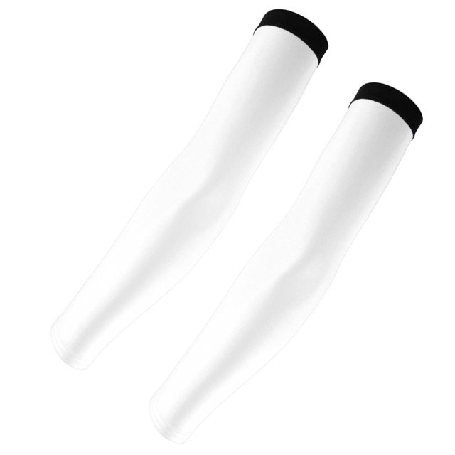 jinwen Manches de Vélo Golf Protection Solaire Chauffe-Bras - Blanc TTG