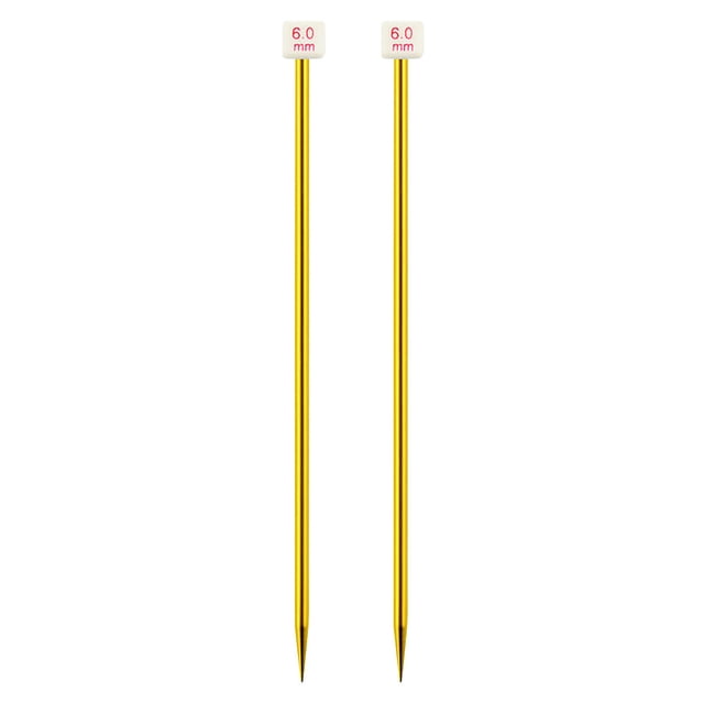 bedienty Color Random Knitting Needles Weaving Needle Handknitting Tool Home Supplies 6.0mm 1Set