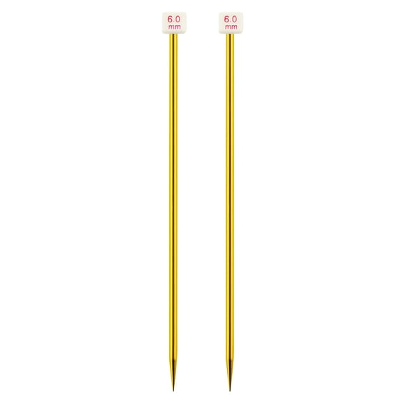 bedienty Color Random Knitting Needles Weaving Needle Handknitting Tool Home Supplies 6.0mm 1Set