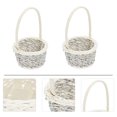 thumbnail image 3 of SHISUYAN 4 Pcs Paniers à Main Paniers à Fleurs Panier de Rangement Simple Panier Décoratif Maison, 3 of 8