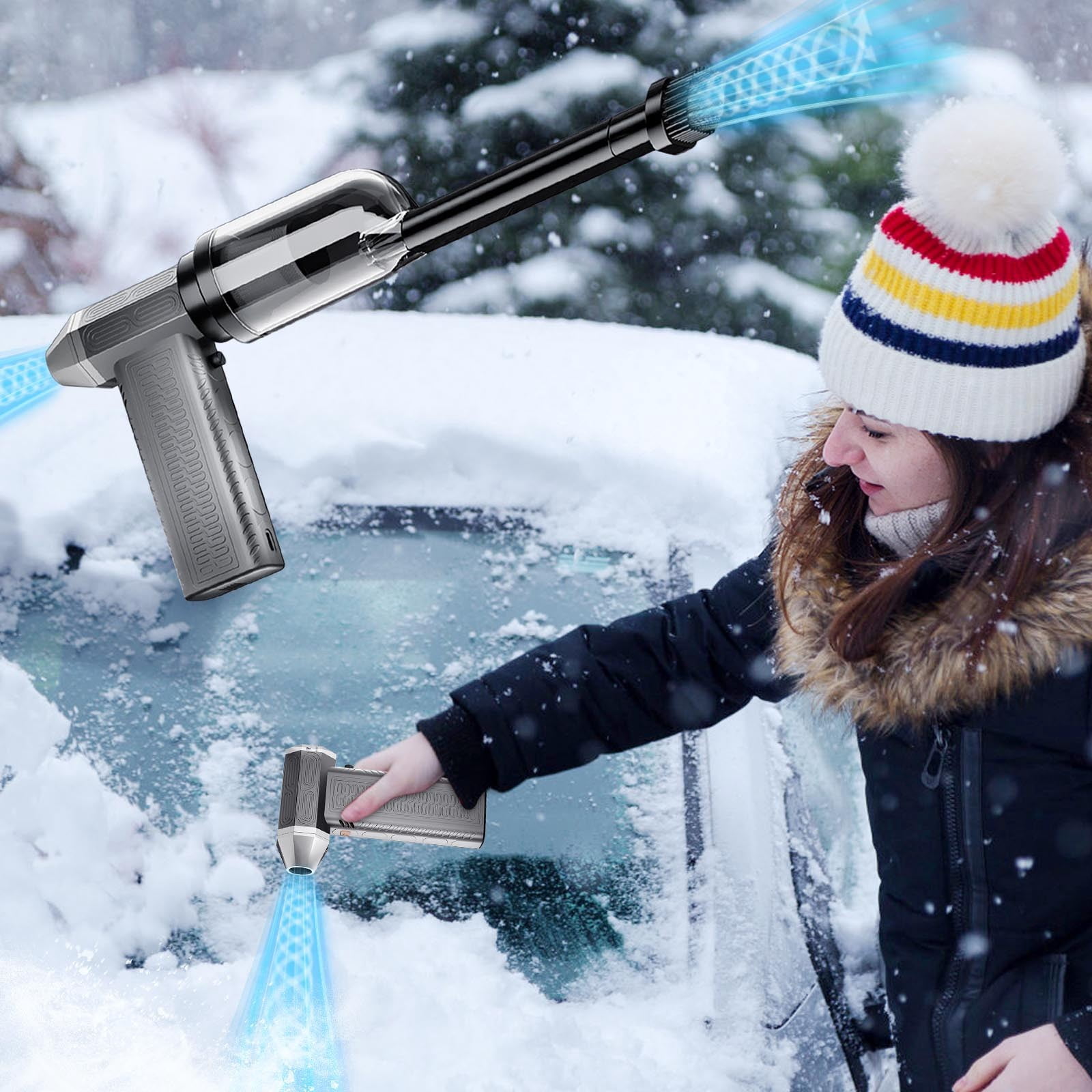 Chmadoxn Violent Fan Hair Dryer Handheld Portable Outdoor Dusts And Snow Removal Brushless Motor Storm aircraft