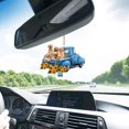 thumbnail image 3 of Ornements Suspendus Mignons en Forme de Chien de Voiture 3D, 3 of 9