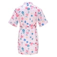 thumbnail image 3 of Sunnyoo Big Girl's Bathrobe Sleepwear Kimono Robe Kids Knee-Length Night Robe Loungewear, 3 of 8