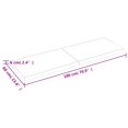 thumbnail image 2 of vidaXL Table Top Light Brown 180x60x(2-6)cm Treated Solid Wood Live Edge, 2 of 7
