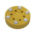 thumbnail image 4 of Siruishop Rondelle de Hockey à Roulettes Rondelle de Hockey de Rue Lisse Portable Rondelle de Hockey sur Glace Rondelle d'Entraînement pour Compétition Enfants Adultes Débutants Jaune, 4 of 8