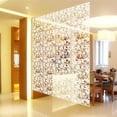 thumbnail image 3 of ZheElen 4piece Lightweight Hanging Divider Screens For Versatile Space Foldable White Butterflies 1Set, 3 of 6