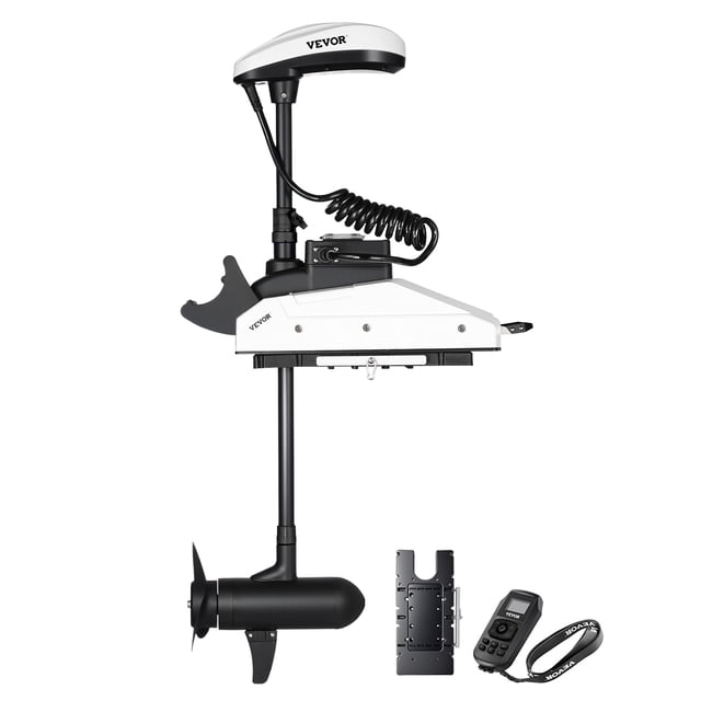 VEVOR 55lb 12V Thrust Electric Trolling Motor Saltwater Trolling Boat Engine 36" Shaft
