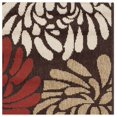 thumbnail image 4 of Safavieh Veranda Tapis Chocolat Intérieur Extérieur - 2 Pieds7 Pouces x 5 Pieds, 4 of 5