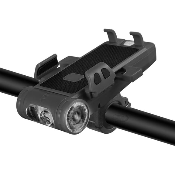 Phare de Vélo de Montagne 5-en-1 3500mAh USB Rechargeable Étanche avec Support pour Téléphone et Banque d'Alimentation pour Klaxon de Bicyclette et Phare Anti-Buée