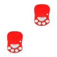 thumbnail image 4 of relayinert Stylish Cat Paw Gaming Mouse Mat Wrist Protection Non-slide Base Safe Cute DS-001 bright red 2Set, 4 of 6