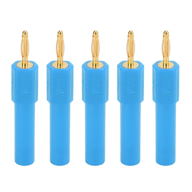Fiche de Commutation Banane, Convertisseur de Fiche Banane, 5 Pcs Fiches Banane à Vis 4 mm 2 mm vers 4 mm Convertir Fiche Banane Connecteur de Haut-Parleur Banane