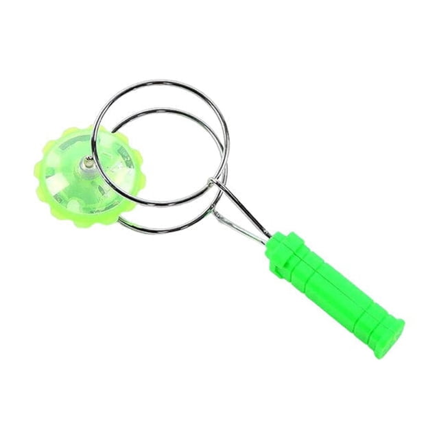 XFGOU Gyro pendulum Toys and Hobbies Hand Cranked Inertial Rotation Top Track Rolling Flywheel Gyro toy