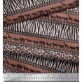 thumbnail image 3 of Soimoi Polyester Crepe Fabric Animal Skin & Animals Group Decor Fabric Printed Yard 42 Inch Wide, 3 of 3