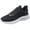 Black, variant on Fgnfyis Men's Summer Mesh Breathable Sports Shoes Fashionable Running Shoes Mens Sneakers Black