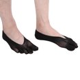 thumbnail image 4 of Women Toe Socks, Soft To Wear Women Low Cut Liner Socks Easy To Put On  For Daily Using Nude,Black,Pink,Gray,White, 4 of 8