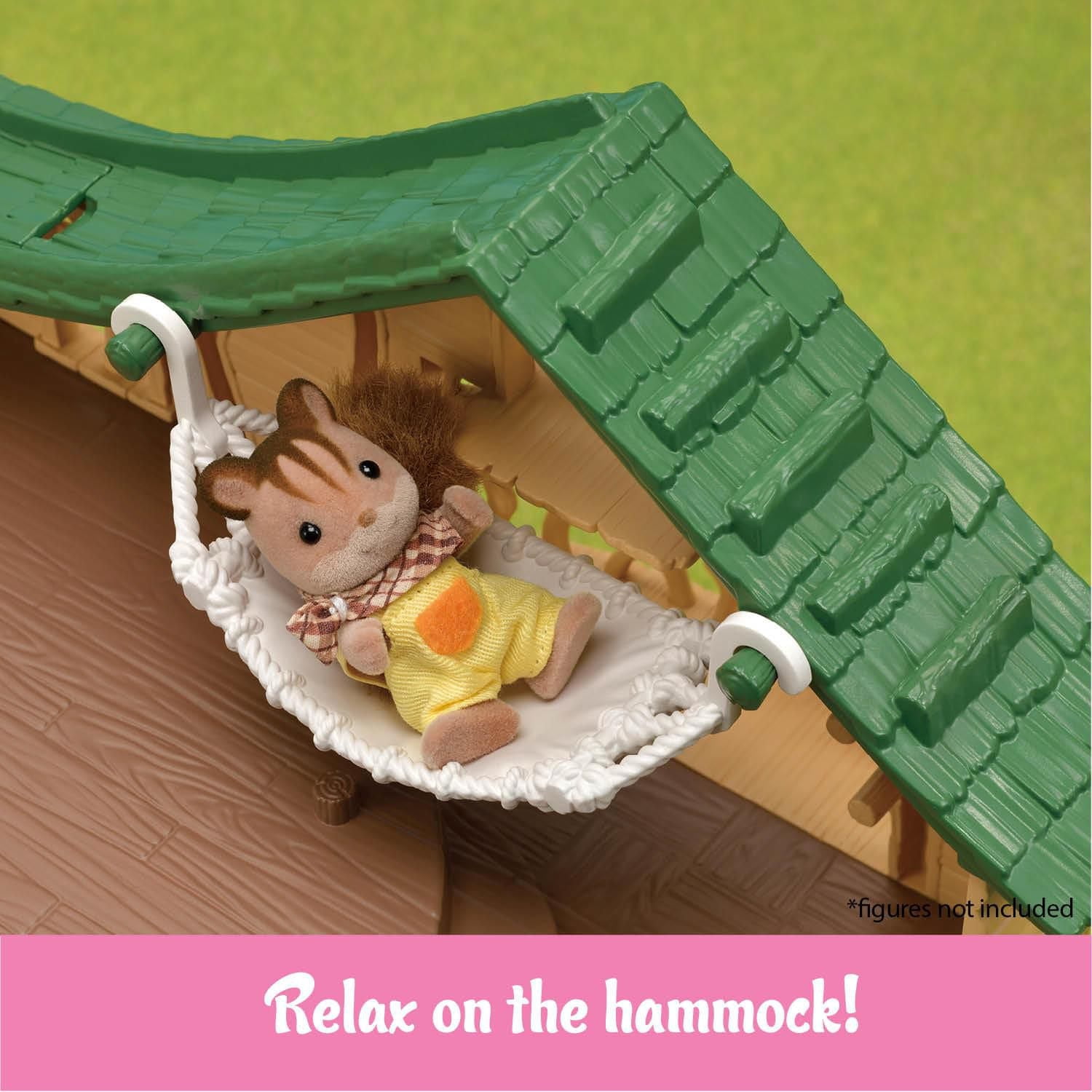 Coffret-cadeau - Auberge au bord du lac de Calico Critters, ensemble de jeu pour maison de poupée avec meubles et figurine