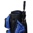 thumbnail image 4 of MacGregor Golf VIP Deluxe 14-Way Cart Bag, 9.5" Top Black/Blue, 4 of 7