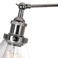 thumbnail image 3 of CWI Lighting Collection Eustis Applique Murale 1 Lumière Fini Nickel Poli, 3 of 6
